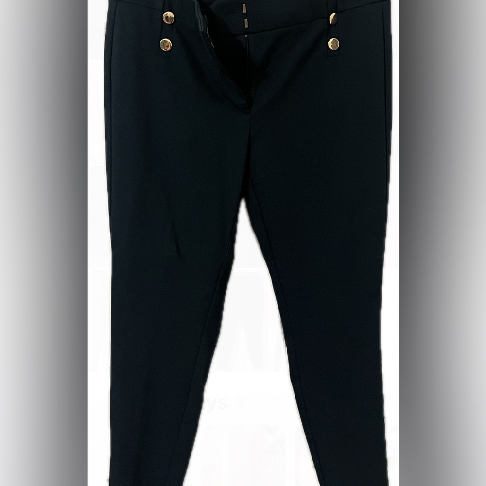 LOFT style Julie Navy Trousers Pants size 8.